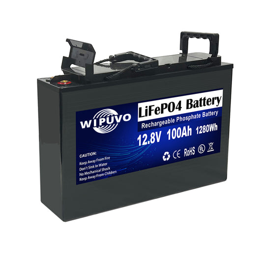 12.8V 100Ah 1280Wh Lithium Battery