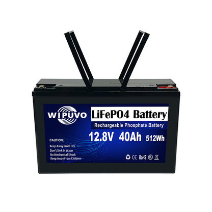 12.8V 40Ah 512Wh LiFePO4 Battery