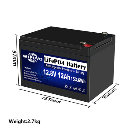 Pin Lithium LiFePO4 12.8V12Ah