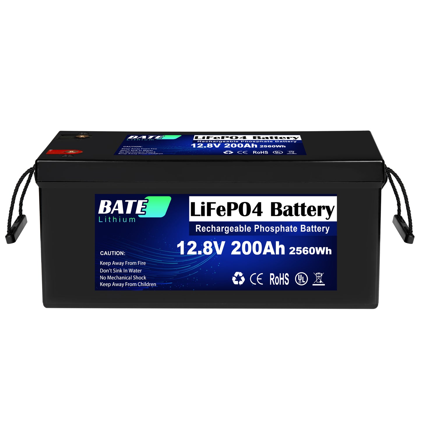 12V 200Ah Lithium-Lifepo4-Batterie