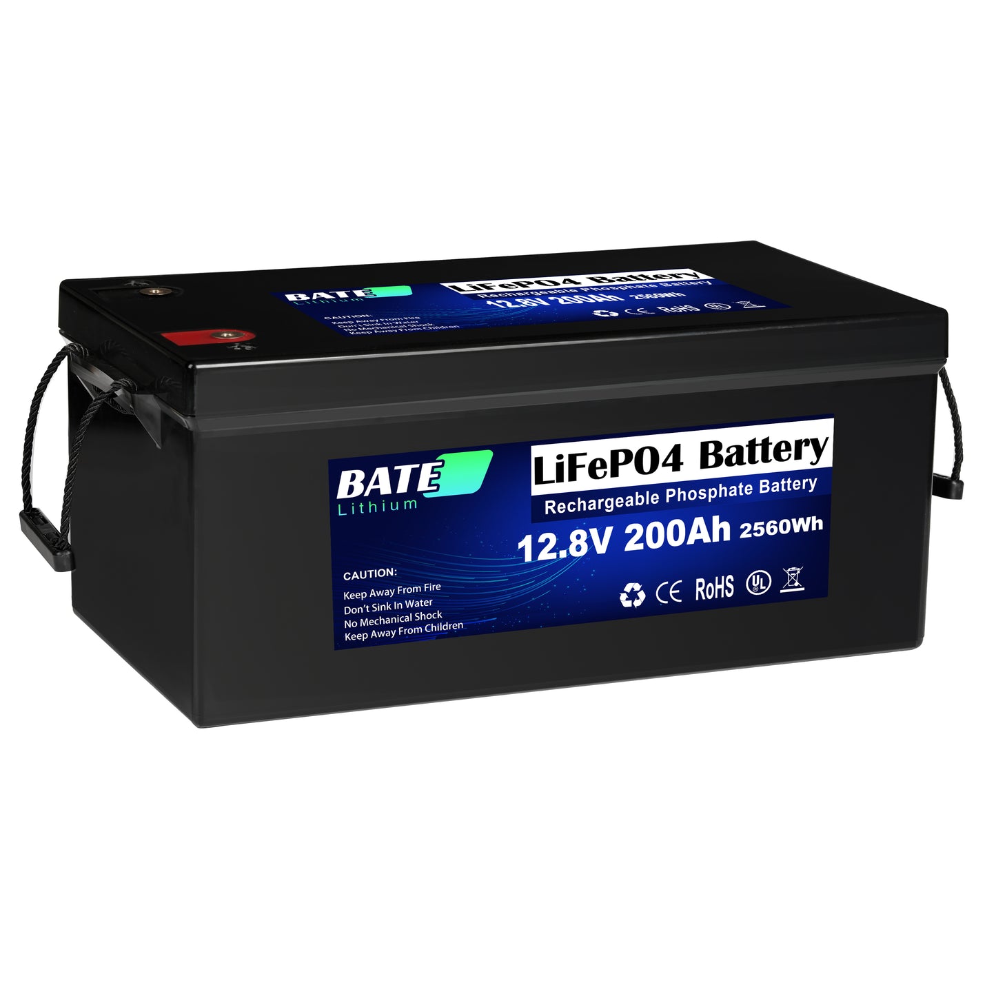 12V 200Ah Lithium-Lifepo4-Batterie