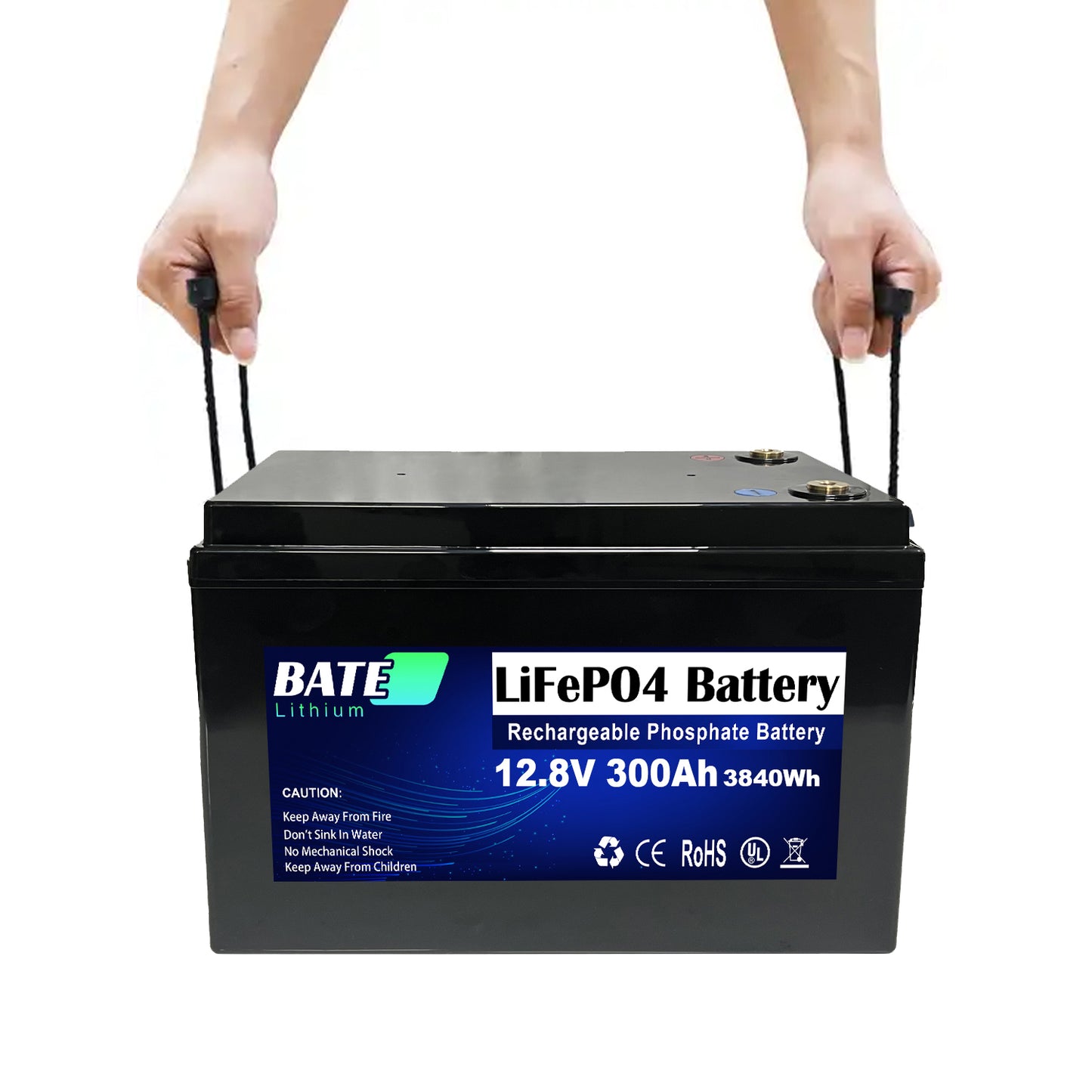 12V 300Ah Lithium-Batterie Lifepo4 Akku