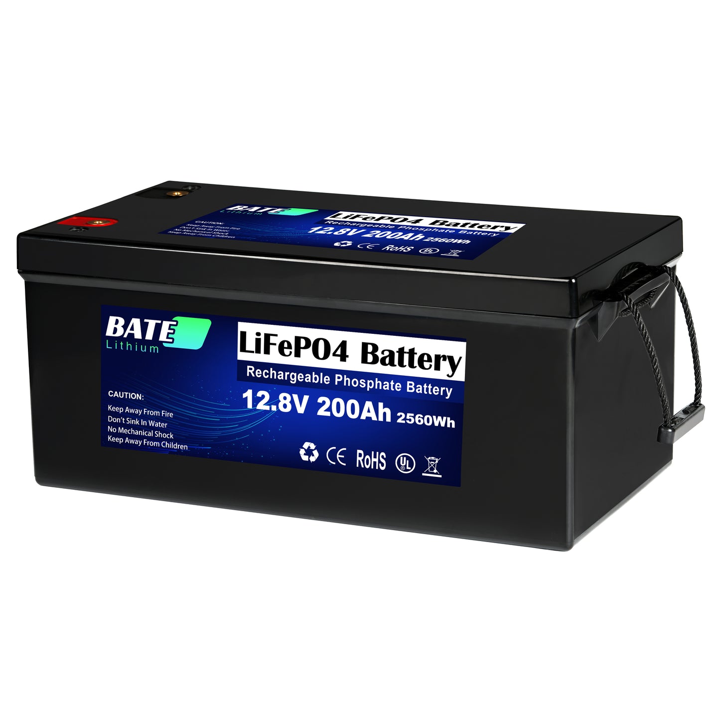 12V 200Ah Lithium-Lifepo4-Batterie